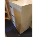 Beige 3 Drawer Lateral File Cabinet, Locking